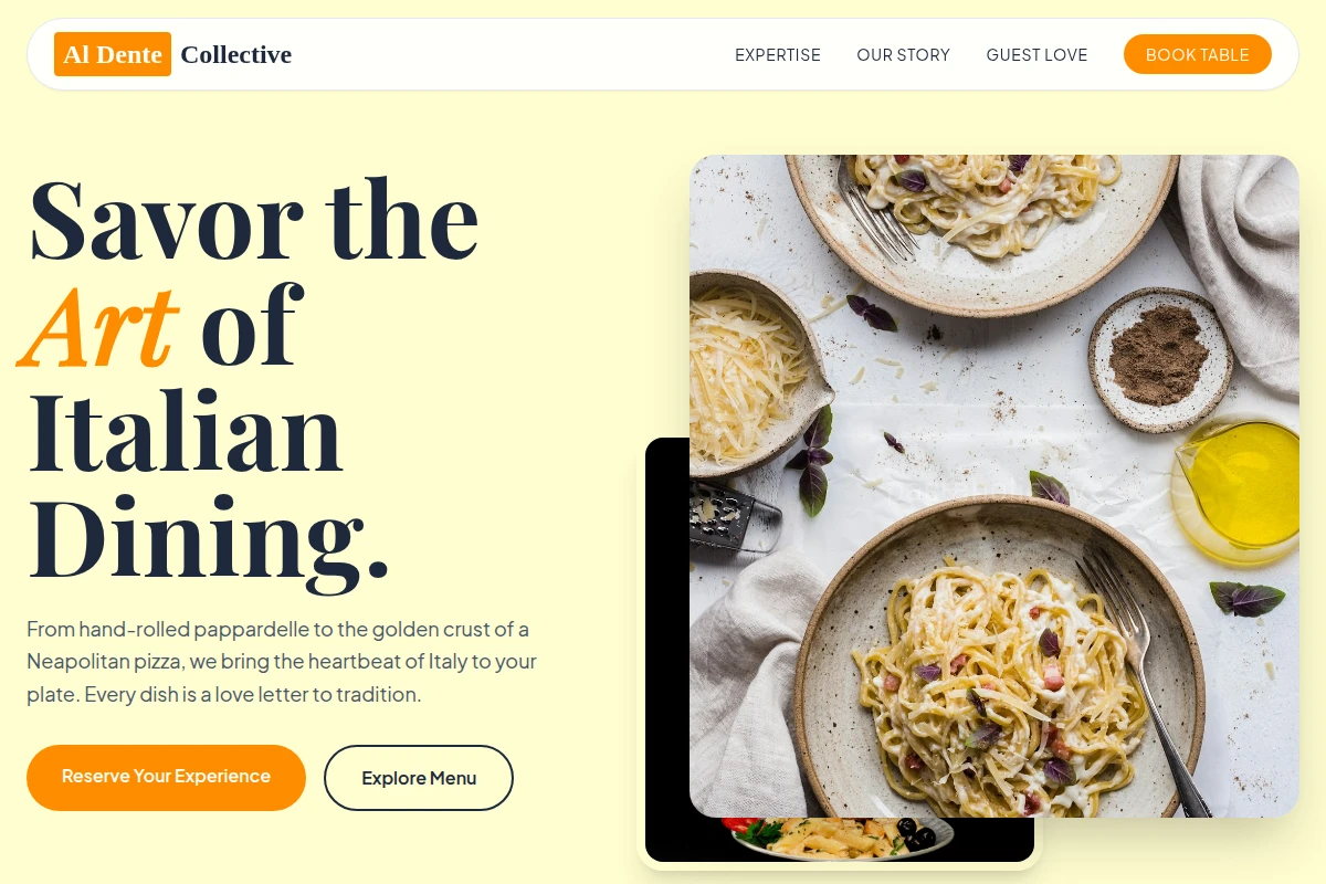 Mafaldine Italian Food