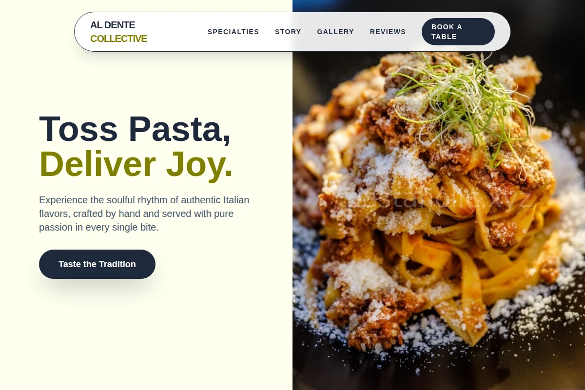 Ditalini Italian Food