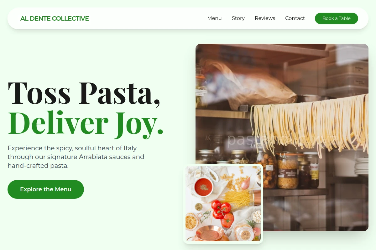 Arrabiata Italian Food