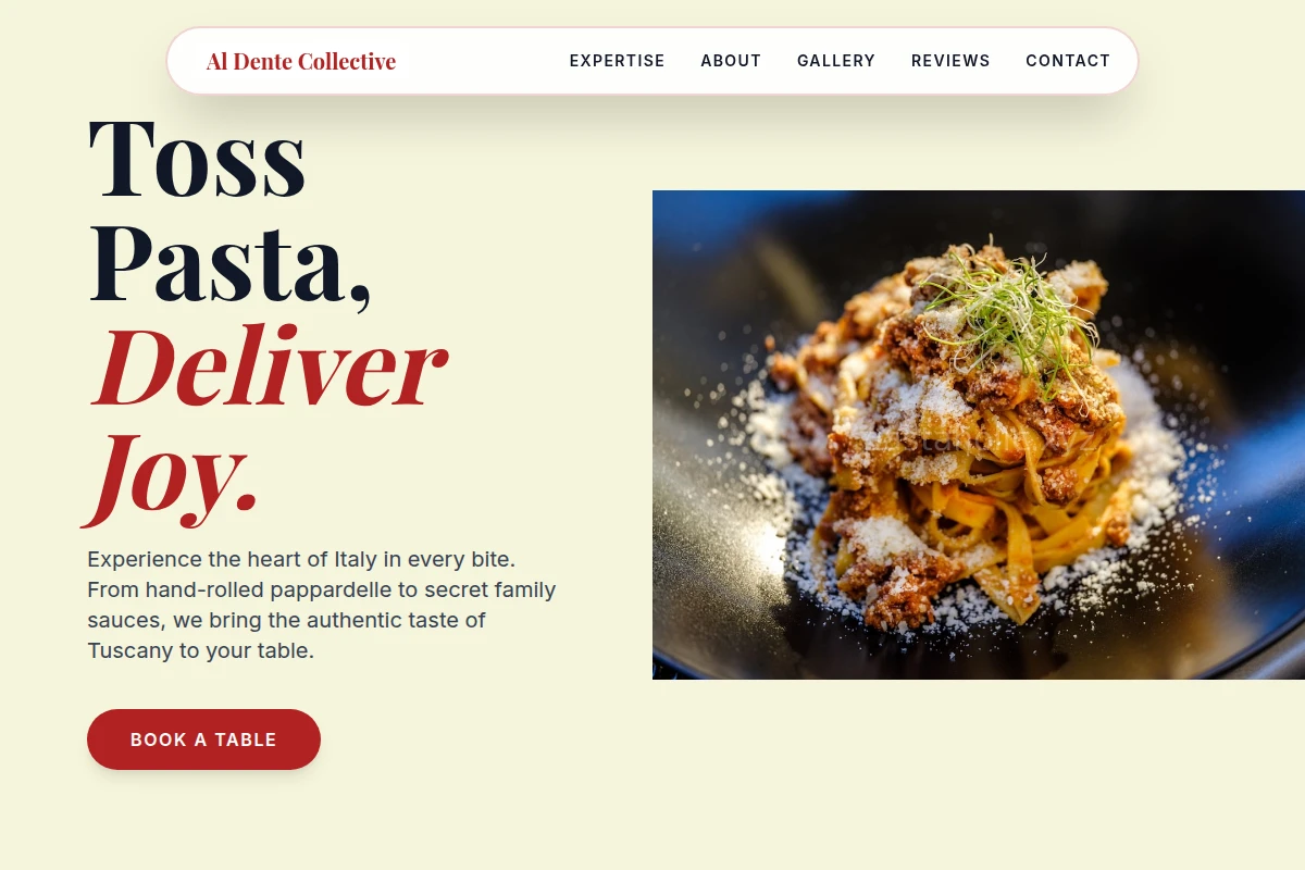 Linguine Italian Food