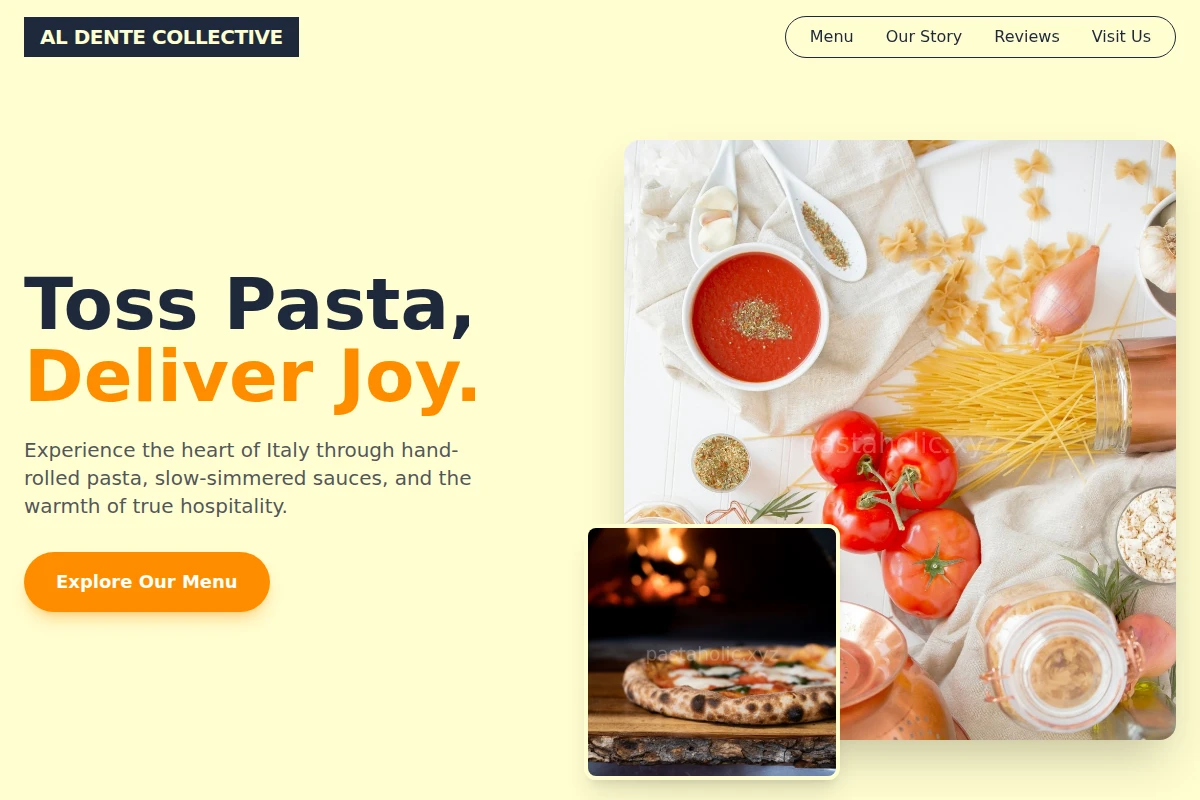Rigatoni Italian Food