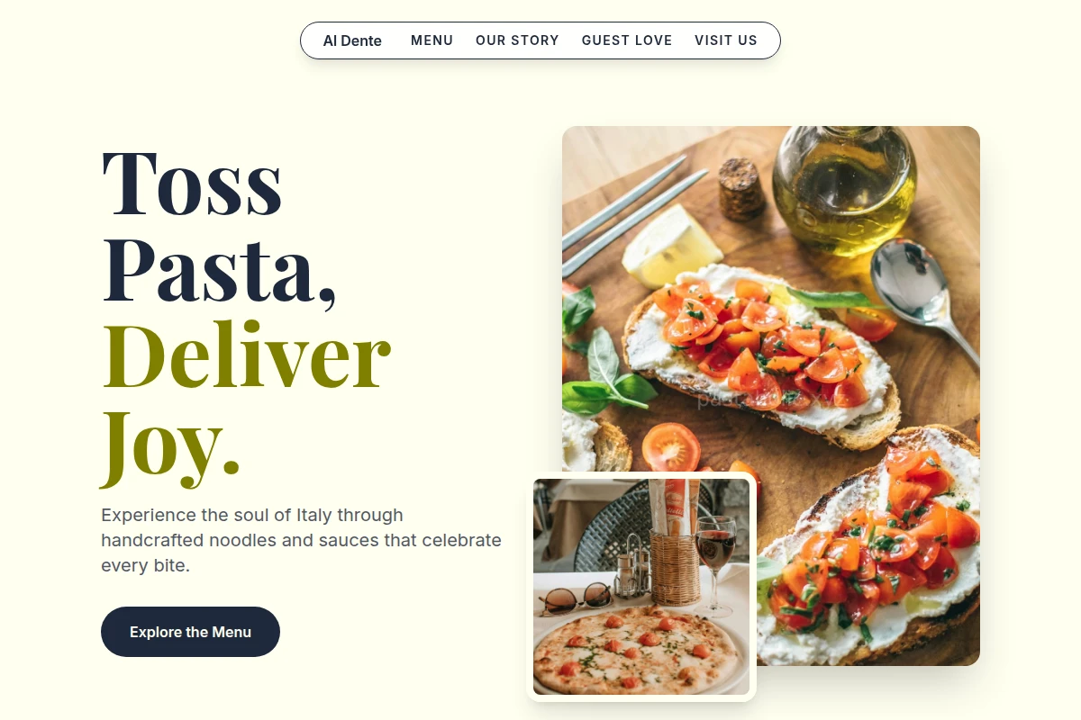 Mafaldine Italian Food
