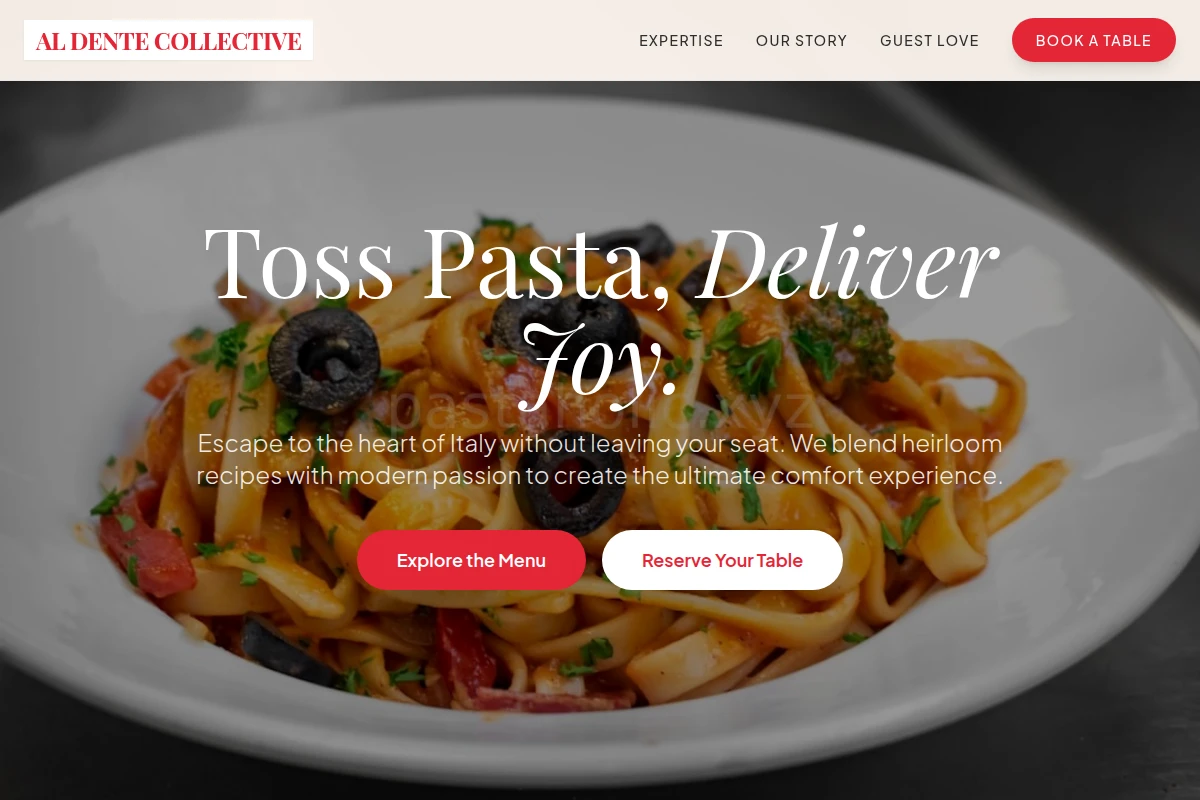 Rotini Italian Food