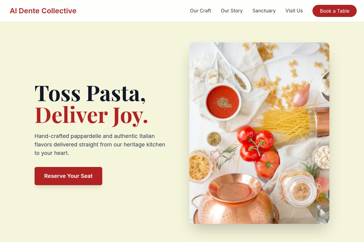 Pappardelle Italian Food