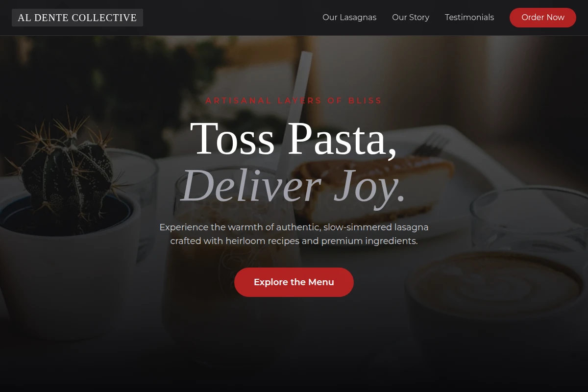 Lasagna Specialty Food