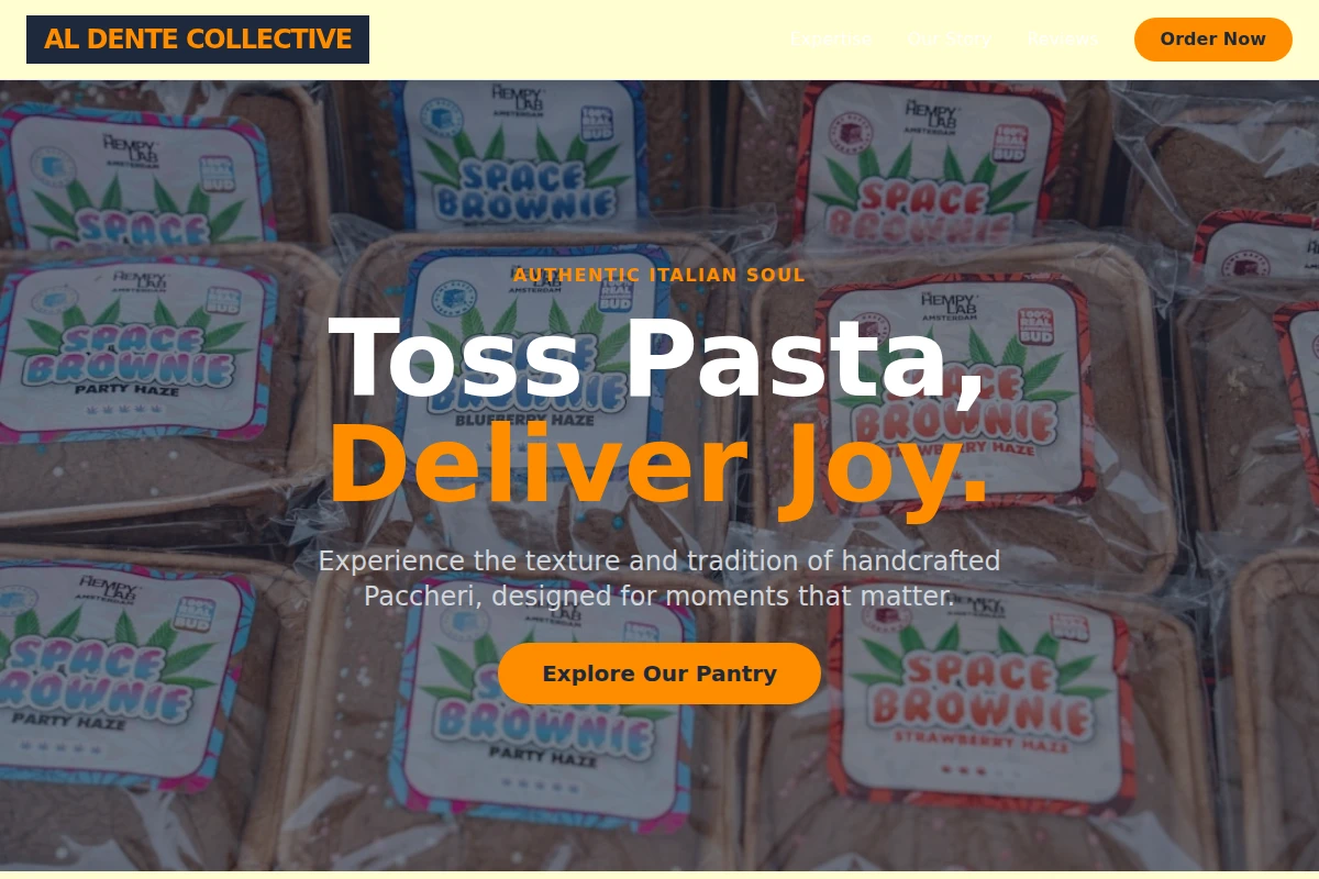 Paccheri Specialty Food