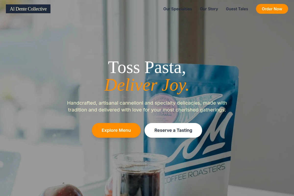 Cannelloni Specialty Food