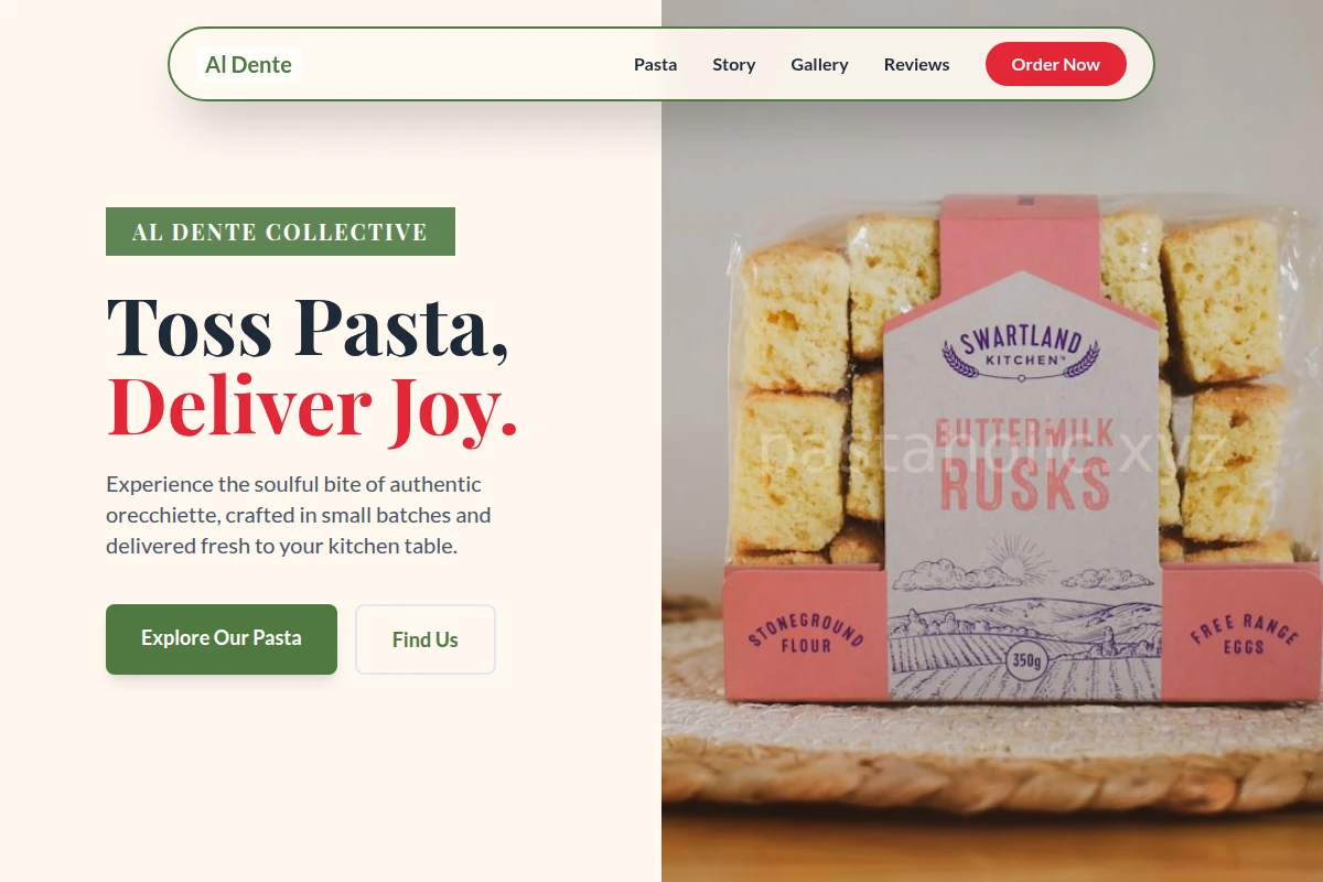 Orecchiette Specialty Food