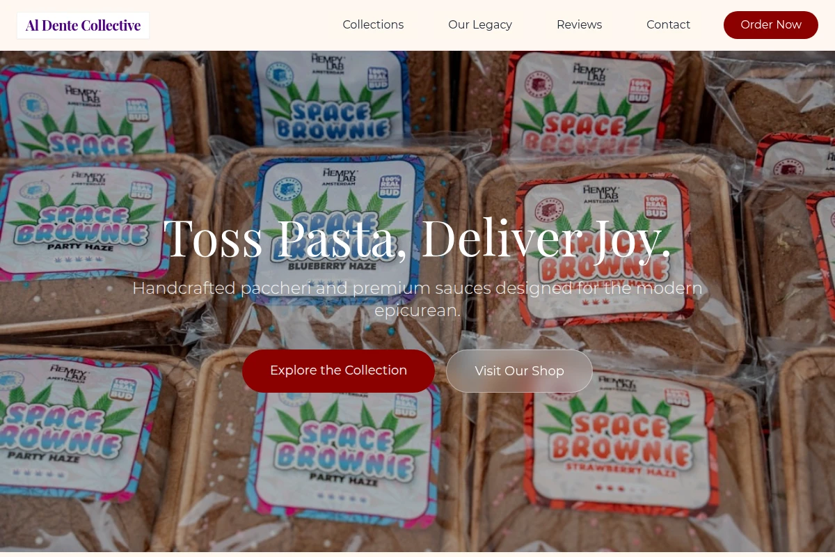 Paccheri Specialty Food
